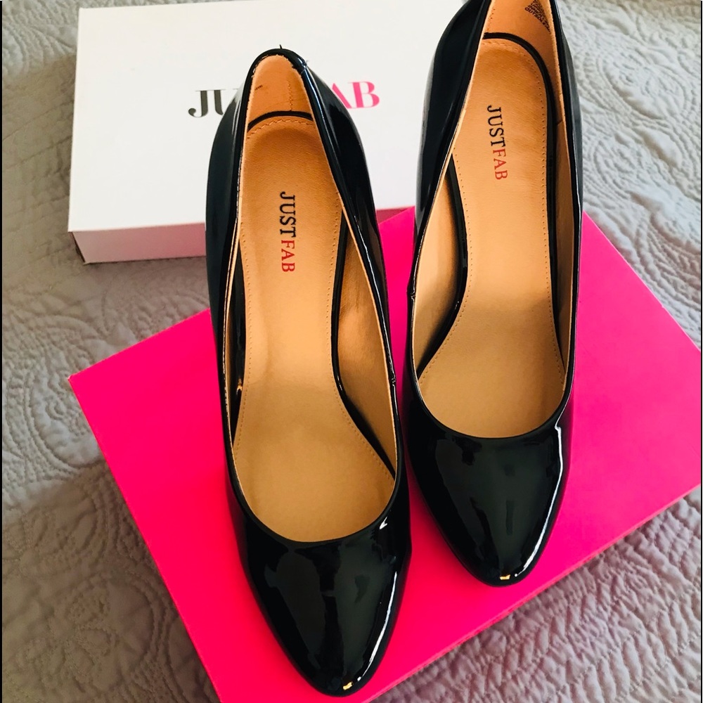 Black high heels